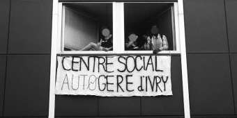 Open doors and popular kitchen at the squatted social center